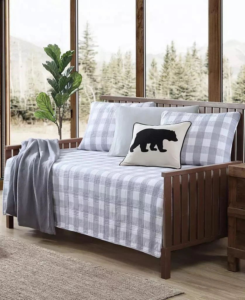 商品Eddie Bauer|CLOSEOUT! Lakehouse Plaid Daybed Bonus Set, 4 Piece,价格¥958,第1张图片