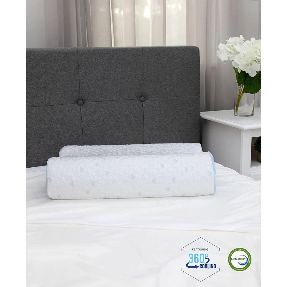 商品SensorGel|Cold Touch Contour Gel-Infused Memory Foam Pillow - Oversized,价格¥419,第1张图片
