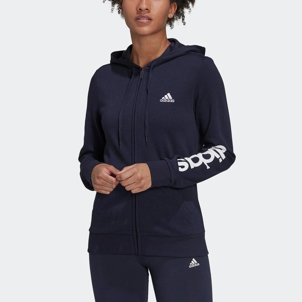 商品Adidas|Women's adidas Essentials Logo Full-Zip Hoodie,价格¥285,第1张图片
