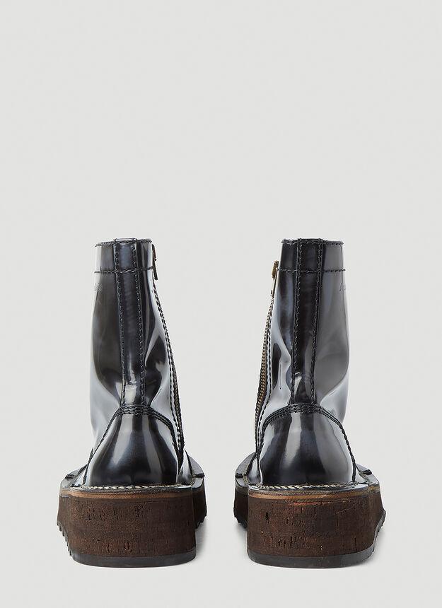 Track Sole Boots in Black商品第4张图片规格展示