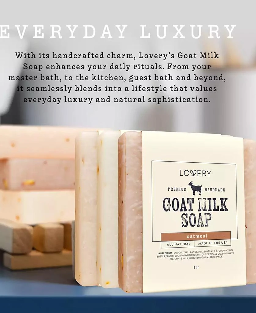 商品Lovery|3-Pc. Goat Milk Soap Bars Set,价格¥141,第4张图片详细描述