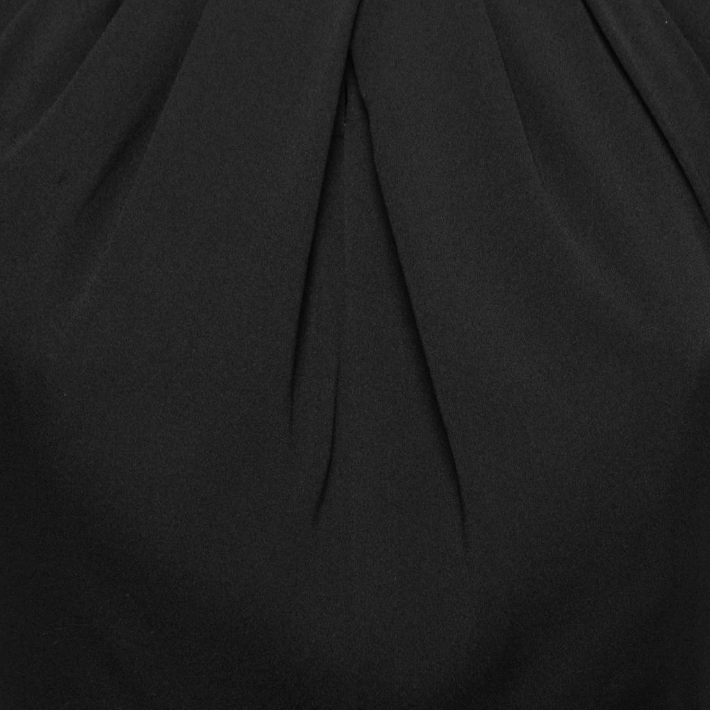 商品[二手商品] Burberry|Burberry London Black Silk Gathered Waist Short Sleeve Dress S,价格¥1129,第3张图片详细描述