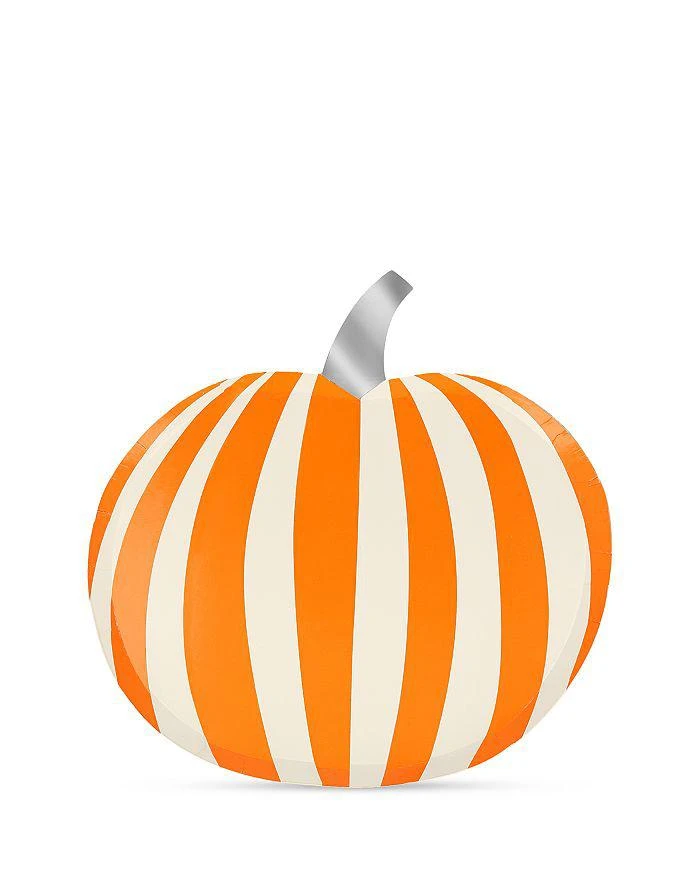 商品Meri Meri|Mod Pattern Pumpkin Plates, Pack of 8,价格¥29,第5张图片详细描述
