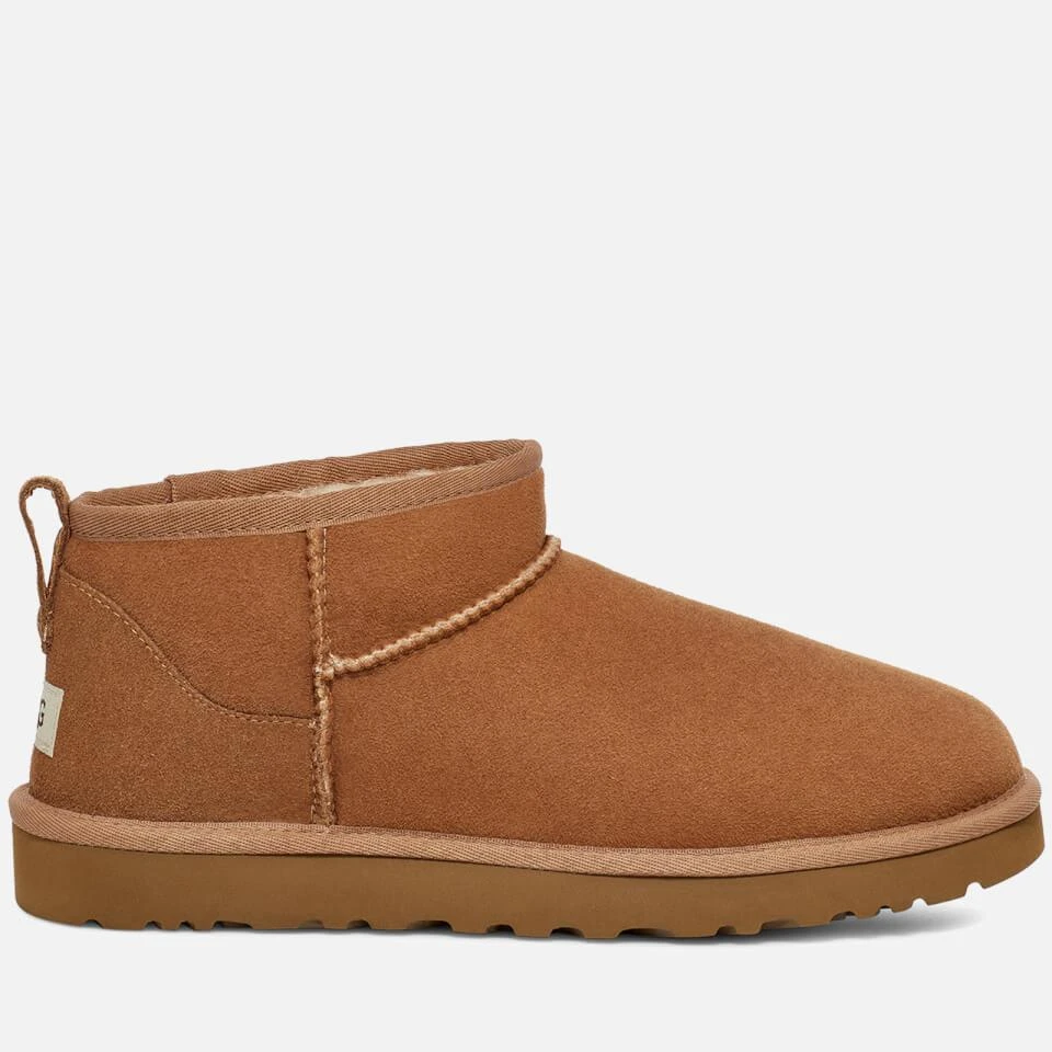 商品UGG|UGG ULTRA MINI SUEDE AND WOOL-BLEND BOOTS,价格¥1443,第1张图片