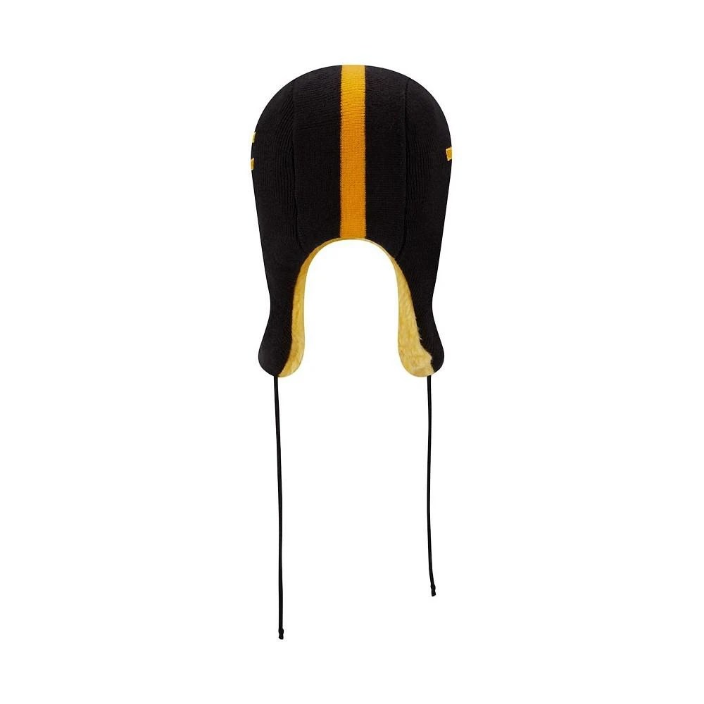 商品New Era|Men's Navy West Virginia Mountaineers Helmet Head Trapper Knit Hat,价格¥239,第2张图片详细描述