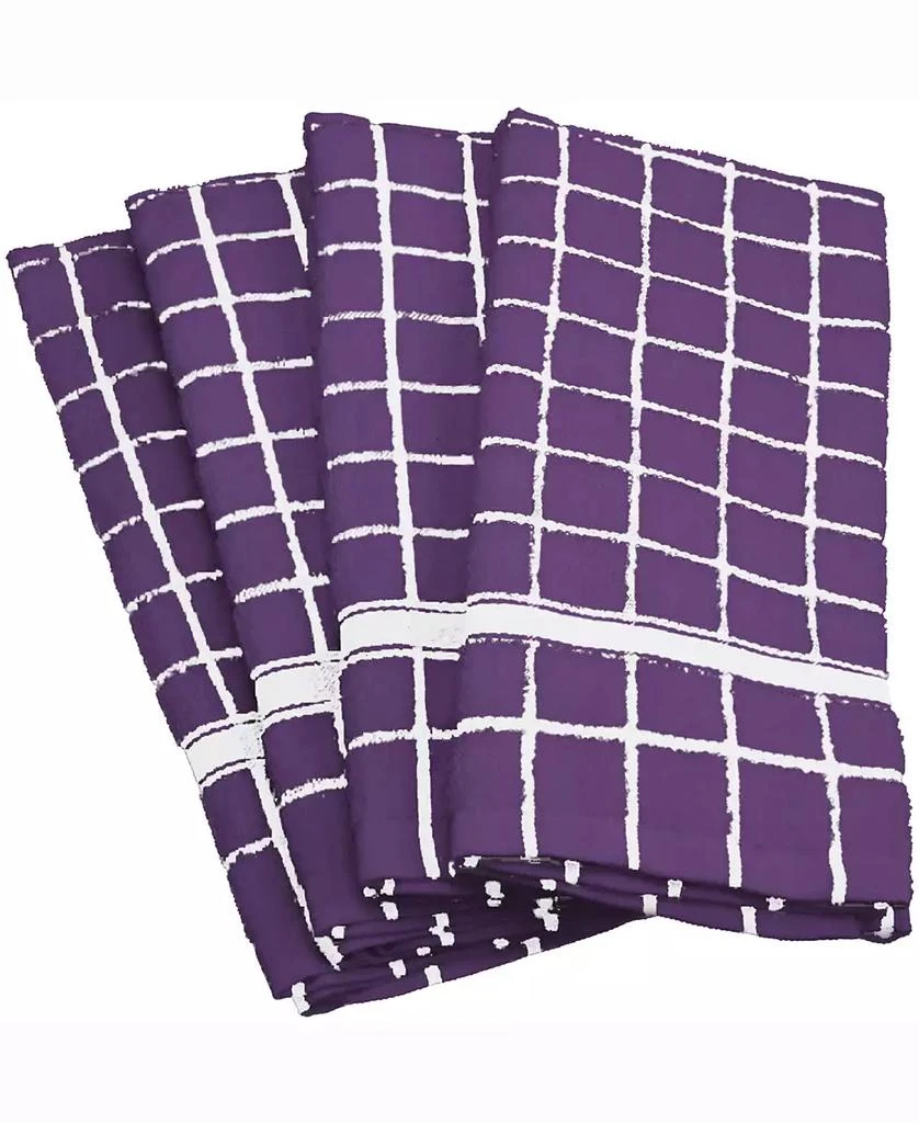 商品Design Imports|Solid Windowpane Terry Dishtowel, Set of 4,价格¥128,第5张图片详细描述