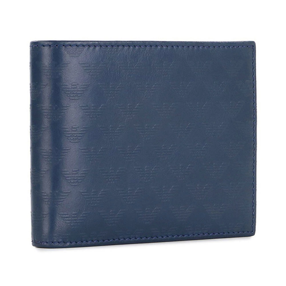 EMPORIO ARMANI 蓝色男士短款钱夹 YEM176-YC043-80482 商品