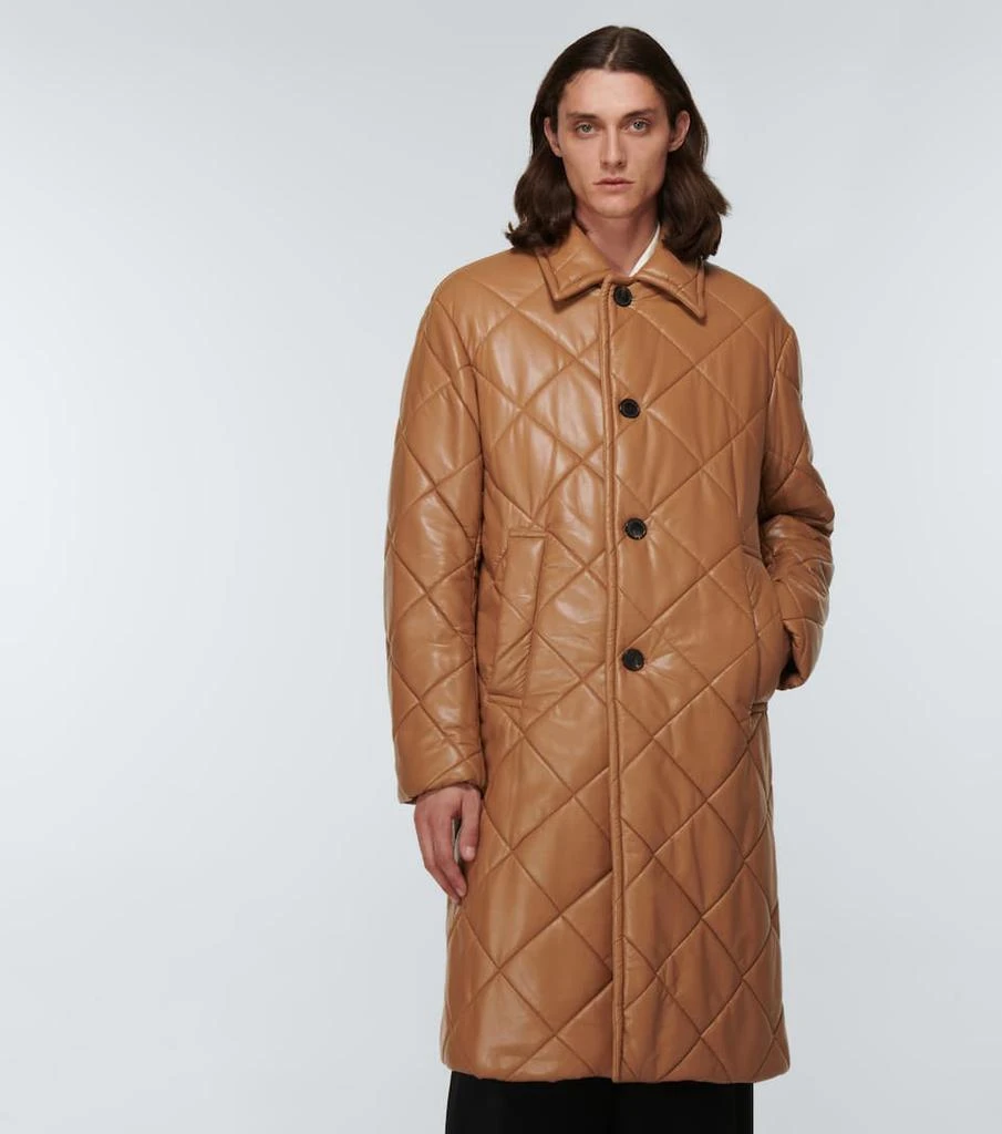 商品Dries Van Noten|Quilted faux leather coat,价格¥4749,第3张图片详细描述