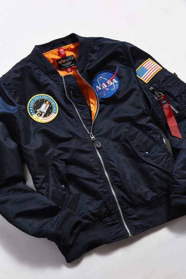 商品Alpha Industries|Alpha Industries L-2B NASA Flight Bomber 夹克,价格¥378,第1张图片