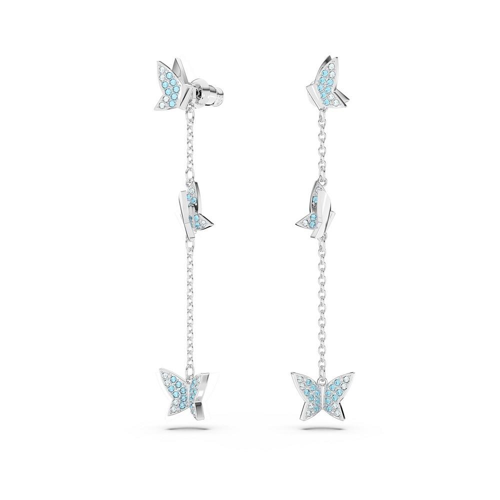 Crystal Butterfly Lilia Drop Earrings商品第3张图片规格展示