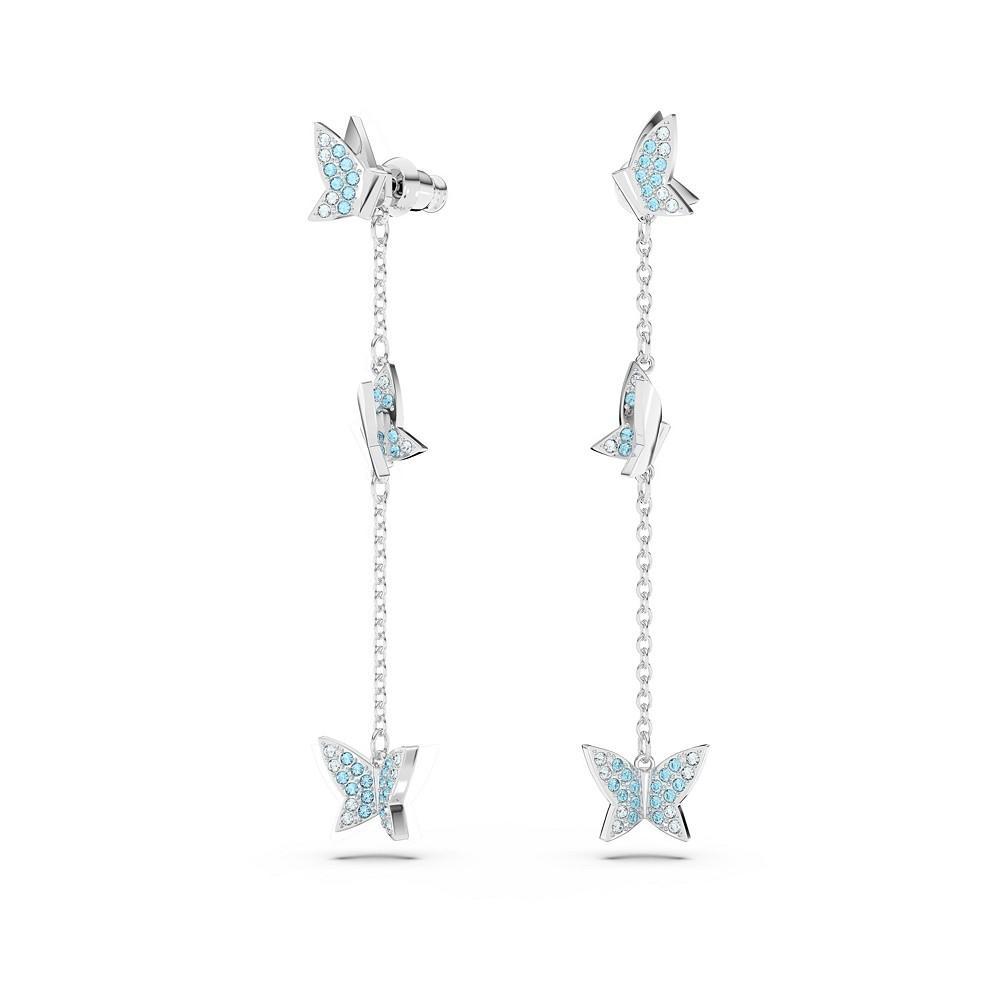 商品Swarovski|Crystal Butterfly Lilia Drop Earrings,价格¥823,第5张图片详细描述