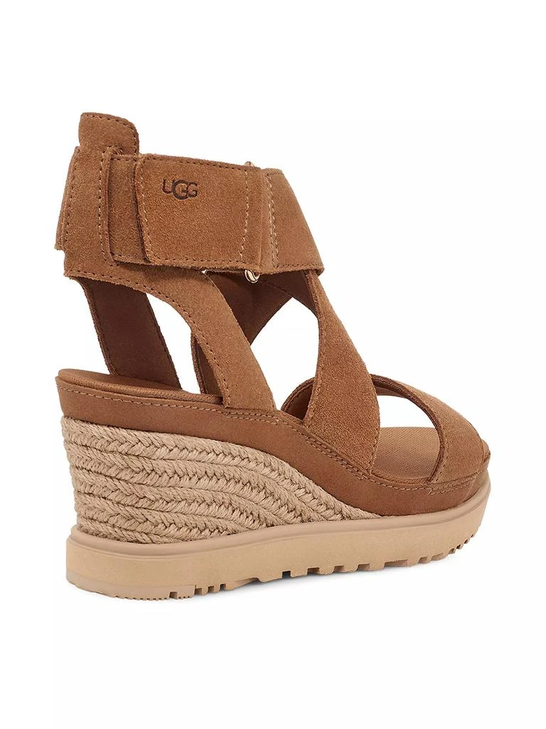 商品UGG|Ilena Suede Wedge Sandals,价格¥899,第3张图片详细描述