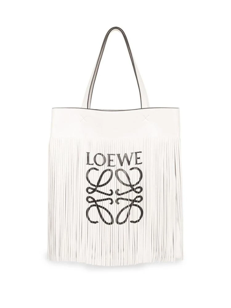 商品Loewe|Vertical Fringe Leather Tote Bag,价格¥14034,第1张图片