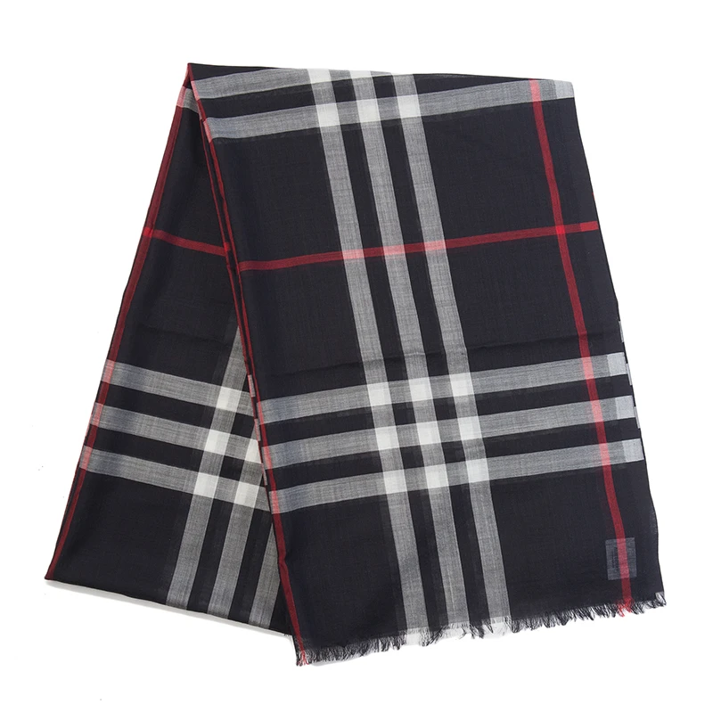 BURBERRY 格纹男士围巾 8015406 商品