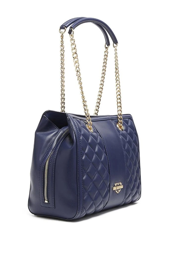 商品Moschino|Quilted Dual Partial Chain Handbag,价格¥1274,第2张图片详细描述