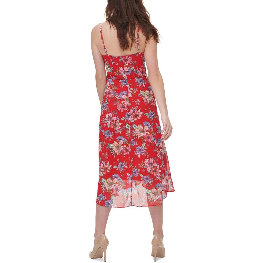 商品Kensie|Kensie Dresses Womens Floral Cascade Ruffle Midi Dress,价格¥84,第2张图片详细描述