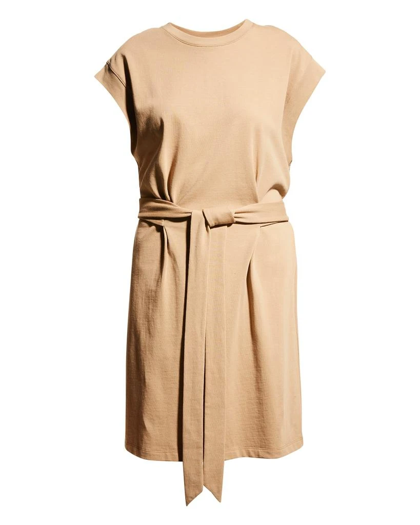 商品Vince|Short-Sleeve Tie-Waist Dress,价格¥598,第2张图片详细描述