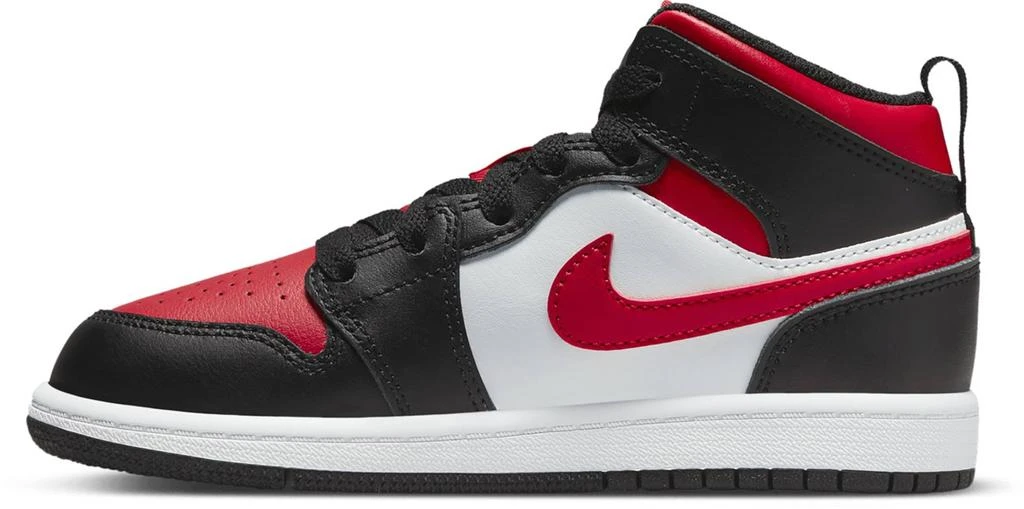 商品Jordan|Jordan Kids' Preschool Air Jordan 1 Mid Basketball Shoes,价格¥621,第3张图片详细描述