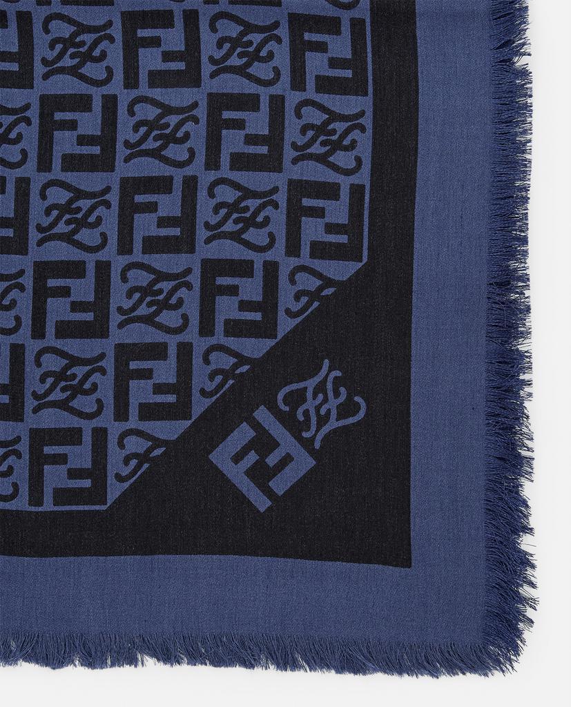 商品Fendi|FF SILK MIX SCARF,价格¥6196,第4张图片详细描述