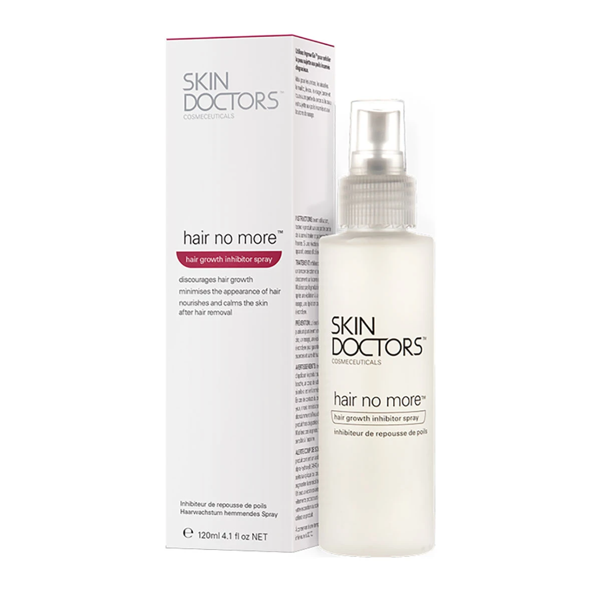 商品SKIN DOCTORS|Skin Doctors 皮肤医生 抑制毛发生长液喷雾 120ml,价格¥129,第1张图片