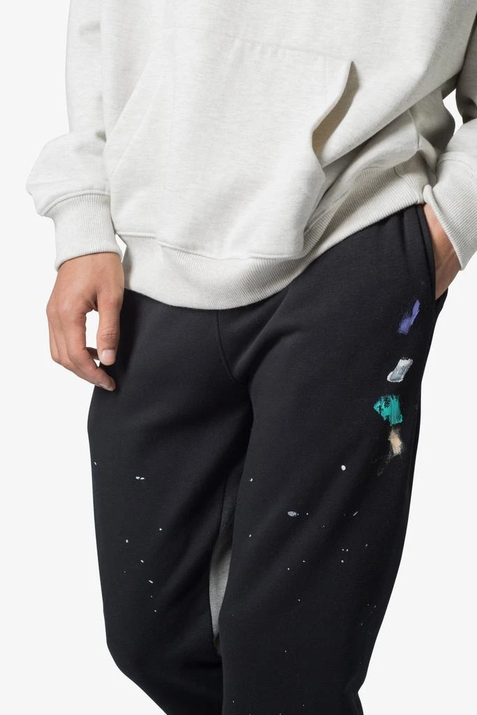 Contrast Bootcut Sweatpants - Black 商品