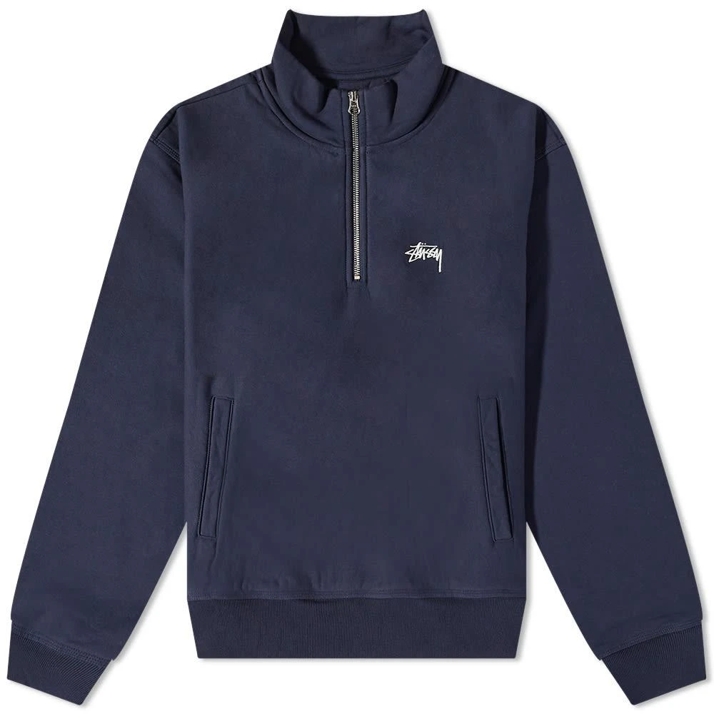 商品STUSSY|Stussy Stock Logo Quarter Zip,价格¥683,第1张图片