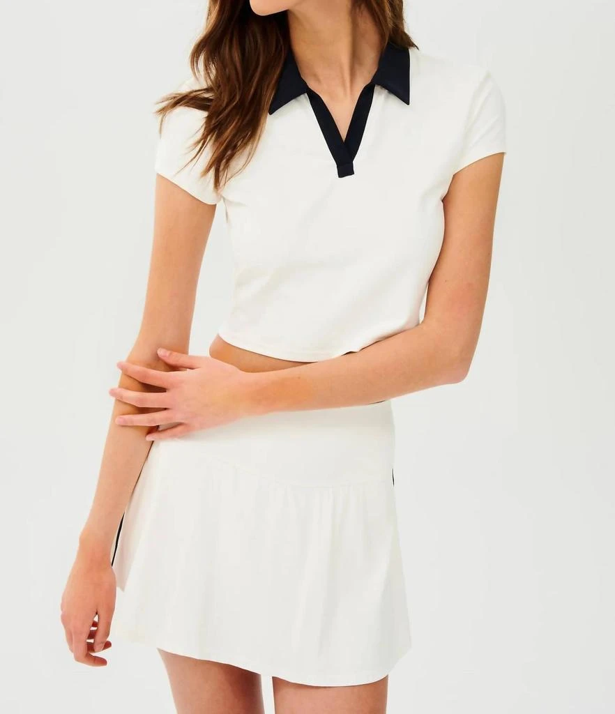 商品Splits59|Splits59 - Airweight Crop Polo Shirt,价格¥481,第1张图片