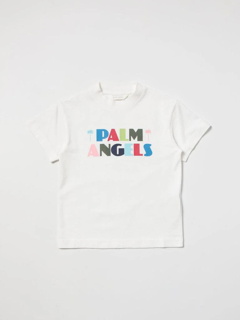 商品Palm Angels|Palm Angels t-shirt with multicolor logo,价格¥533,第1张图片