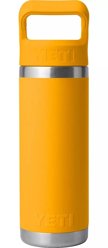 商品YETI|YETI 18 oz. Rambler Bottle with Color-Matched Straw Cap,价格¥197,第2张图片详细描述