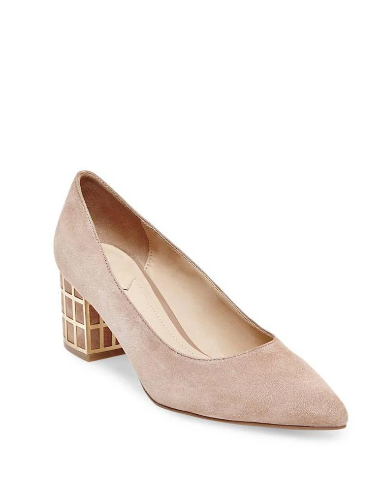 商品Brian Atwood|Karina 麂皮尖头中跟鞋,价格¥541,第2张图片详细描述