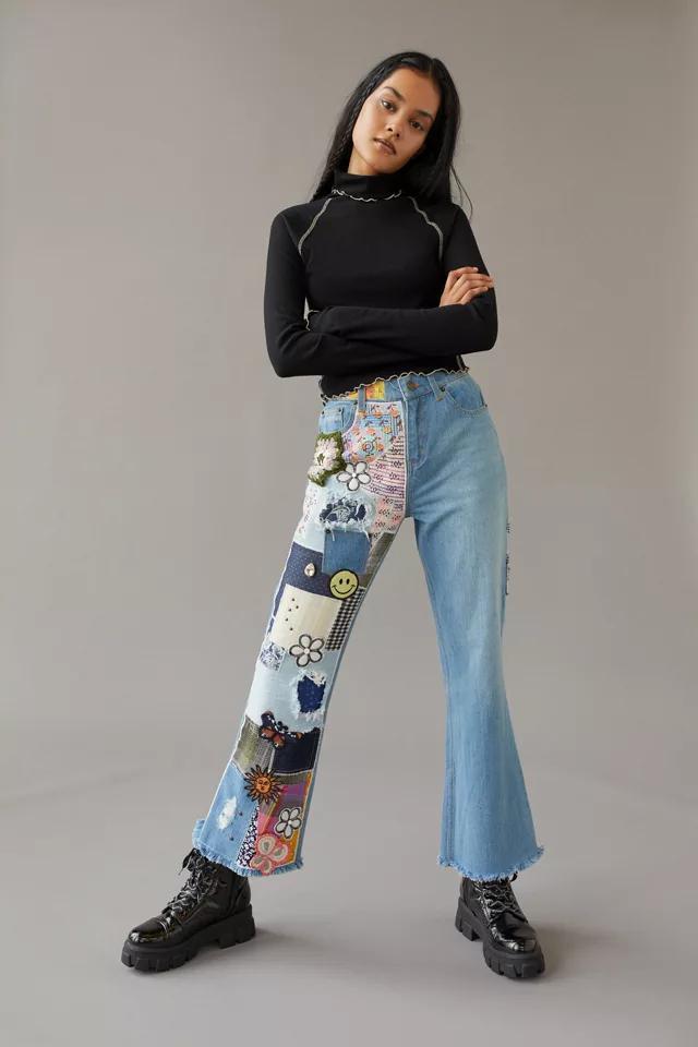 商品BDG|BDG High-Waisted Flare Jean - Indigo Craft,价格¥113,第4张图片详细描述