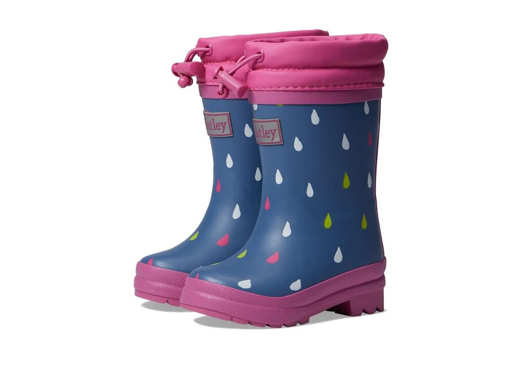 商品Hatley|Tiny Drops Sherpa Lined Rain Boots (Toddler/Little Kid/Big Kid),价格¥406,第1张图片