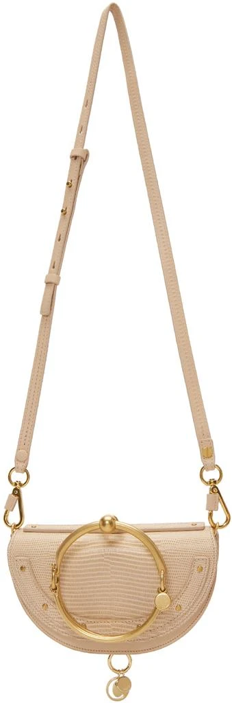 商品Chloé|Pink Lizard Nile Minaudière Bag,价格¥8211,第1张图片