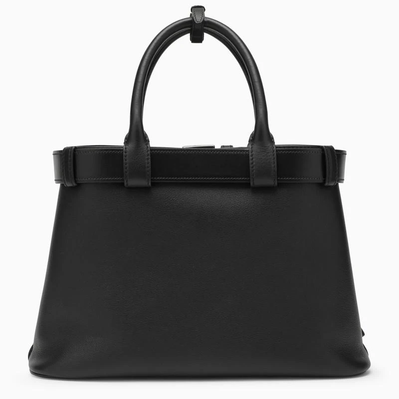 商品Prada|Black leather medium Buckle bag with belt,价格¥31723,第4张图片详细描述