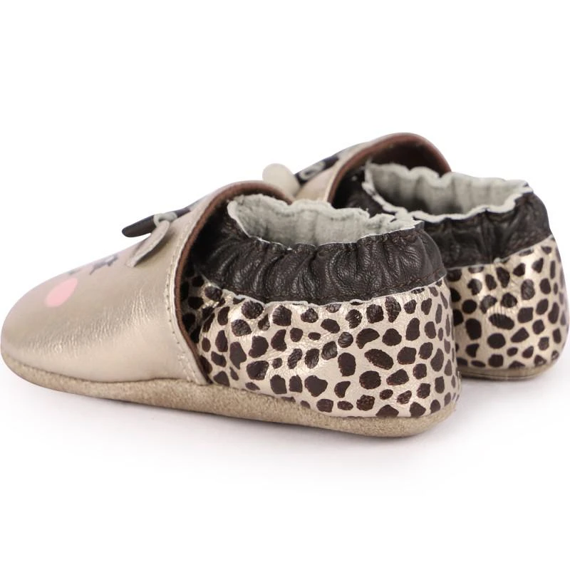 商品Chicco|Leopard print baby shoes in golden,价格¥592,第2张图片详细描述