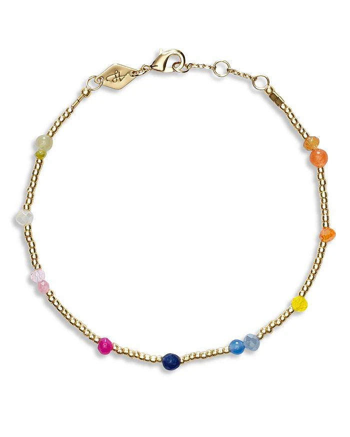 商品Anni Lu|Ocean Breeze Beaded Bracelet in 18K Gold Plated,价格¥588,第1张图片详细描述