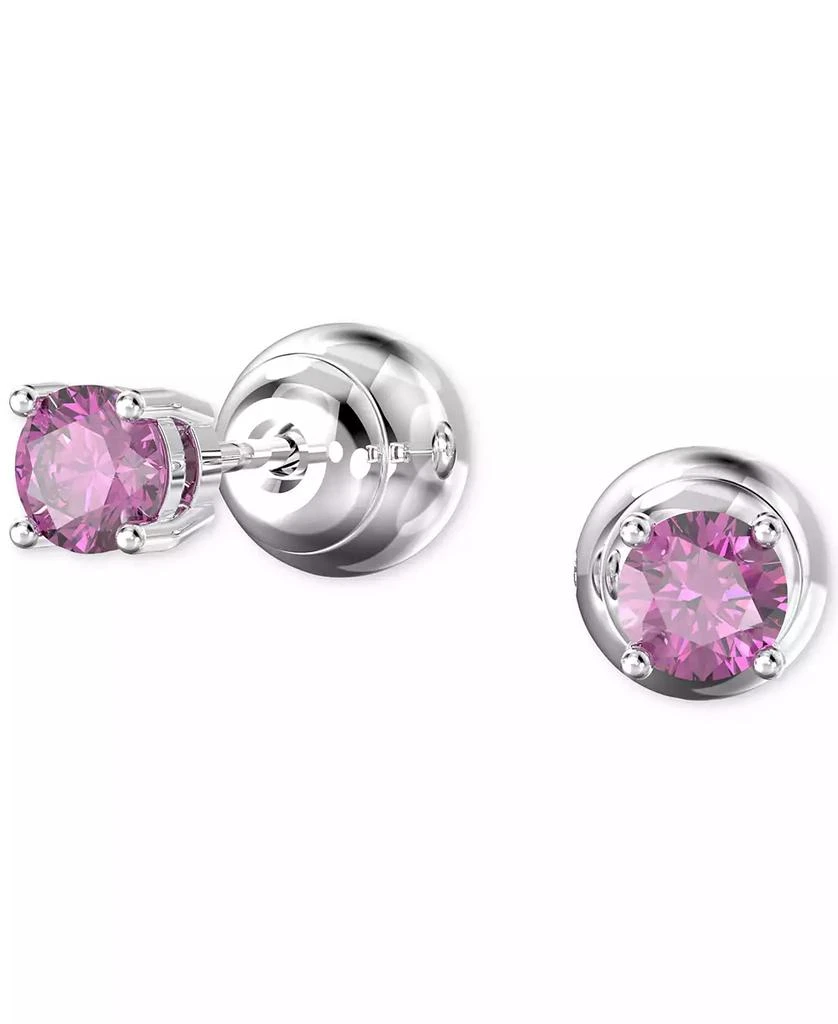 商品Swarovski|Faceted Color Crystal Small Stud Earrings,价格¥427,第3张图片详细描述