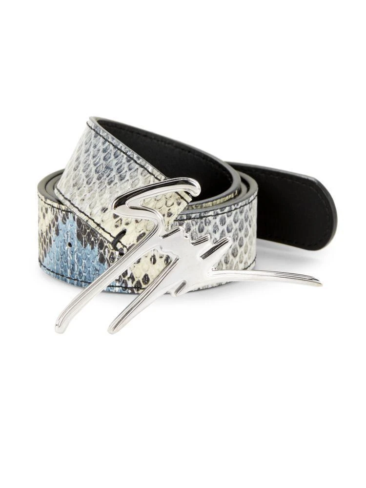 商品Giuseppe Zanotti|Logo Leather Belt,价格¥1284,第1张图片