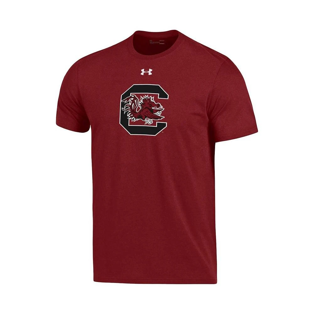 商品Under Armour|Men's Garnet South Carolina Gamecocks School Logo Cotton T-shirt,价格¥298,第3张图片详细描述