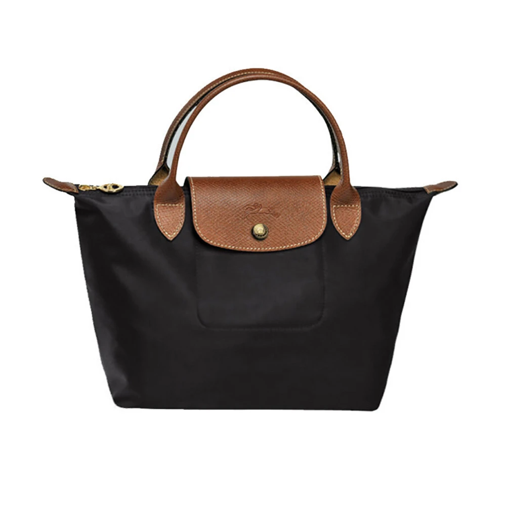 商品Longchamp|Longchamp 珑骧 黑色尼龙女士手提包 1621089001,价格¥898,第1张图片