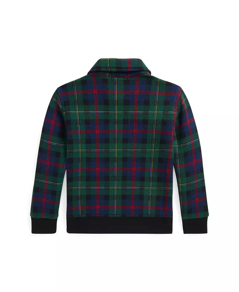 商品Ralph Lauren|Toddler and Little Boys Plaid Fleece Collared Sweatshirt,价格¥570,第2张图片详细描述