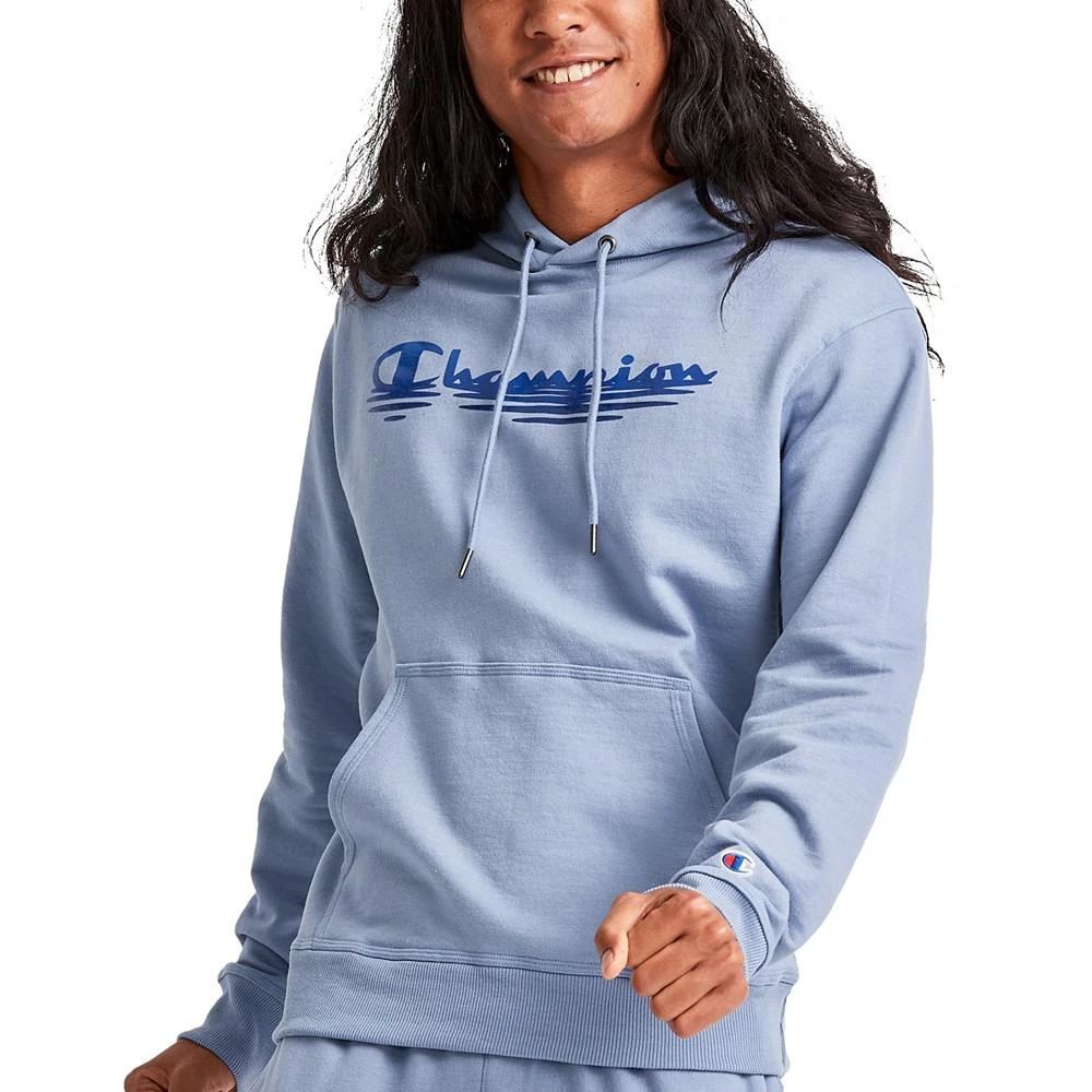 商品CHAMPION|Men's Powerblend Logo-Print Fleece Hoodie,价格¥150,第1张图片