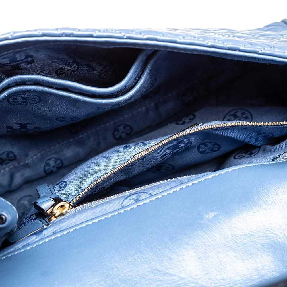 Tory Burch Blue Leather Fleming Shoulder Bag 商品