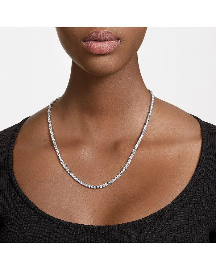商品Swarovski|Matrix Crystal Tennis Necklace, 16.4",价格¥2233,第2张图片详细描述