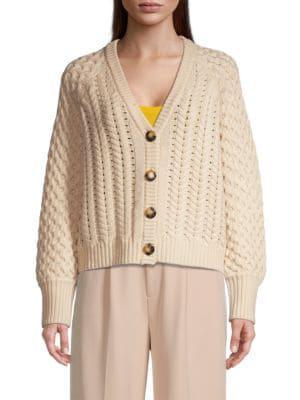 商品Tahari|Knit Merino Wool Cardigan,价格¥676,第1张图片