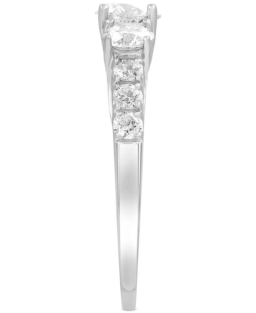 商品Macy's|Diamond Three Stone Engagement Ring (1-1/2 ct. t.w.) in 14k White Gold,价格¥16132,第4张图片详细描述