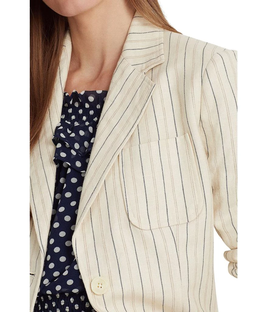 商品Ralph Lauren|Striped Linen-Blend Twill Blazer,价格¥1581,第2张图片详细描述