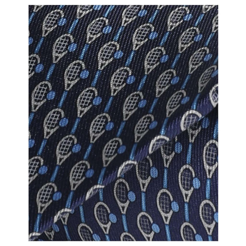 Ferragamo Tennis Print   Tie商品第3张图片规格展示