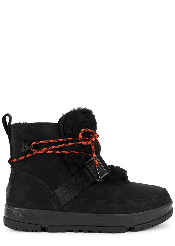 商品UGG|Classic Weather Hiker black suede ankle boots,价格¥734,第1张图片