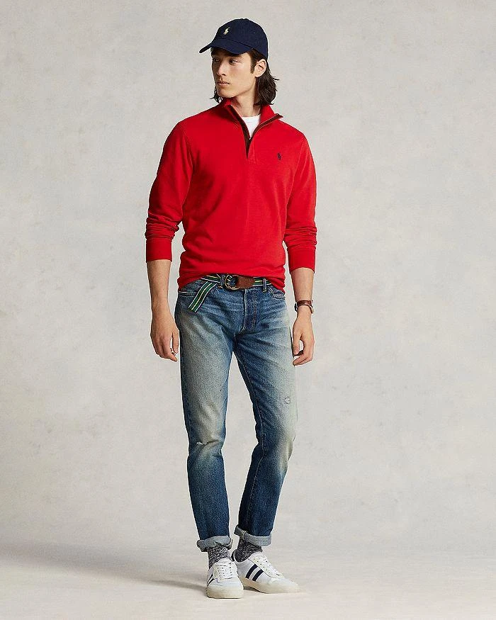 商品Ralph Lauren|男士 奢华平纹针织 半拉链套头衫,价格¥532,第5张图片详细描述